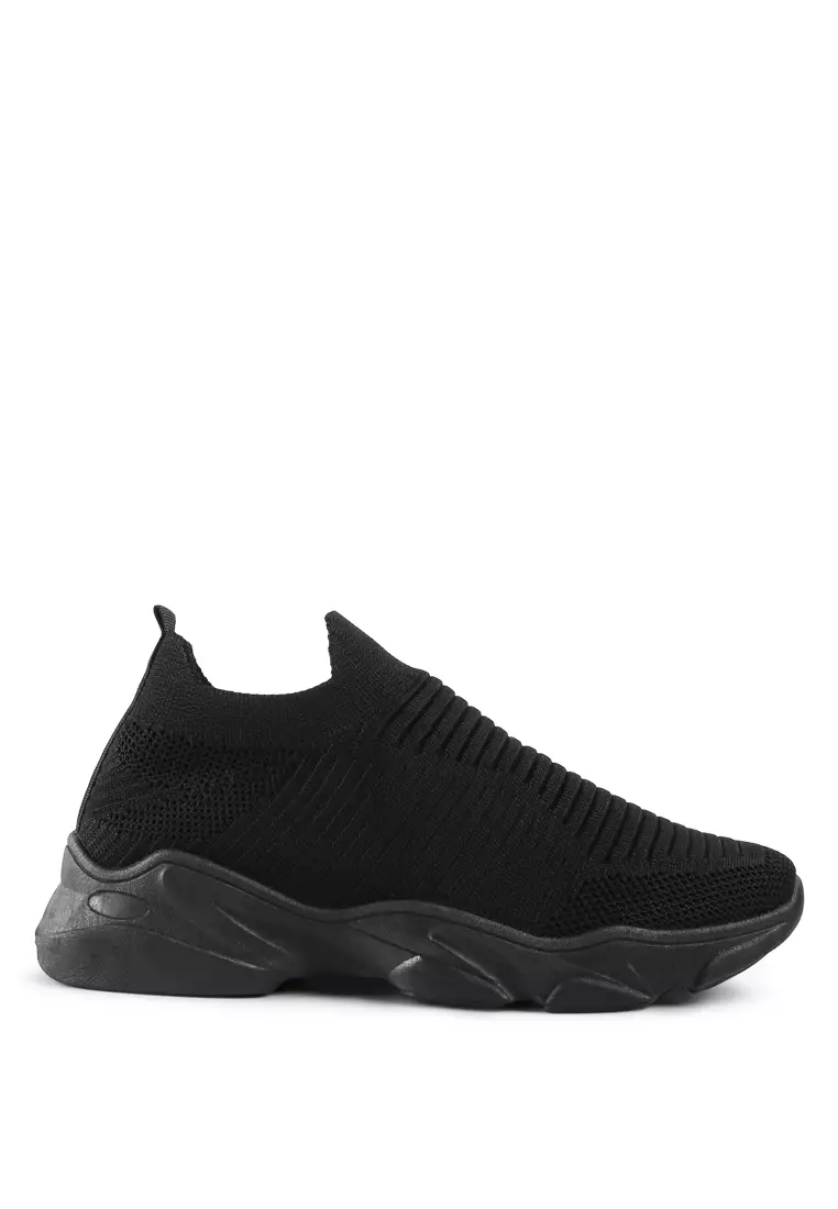 Buy London Rag Black Knitted Actives Trainers 2023 Online ZALORA