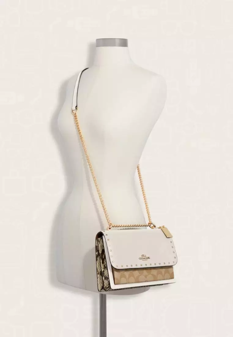 Jual Coach Coach Klare Crossbody In Signature Canvas With Rivets