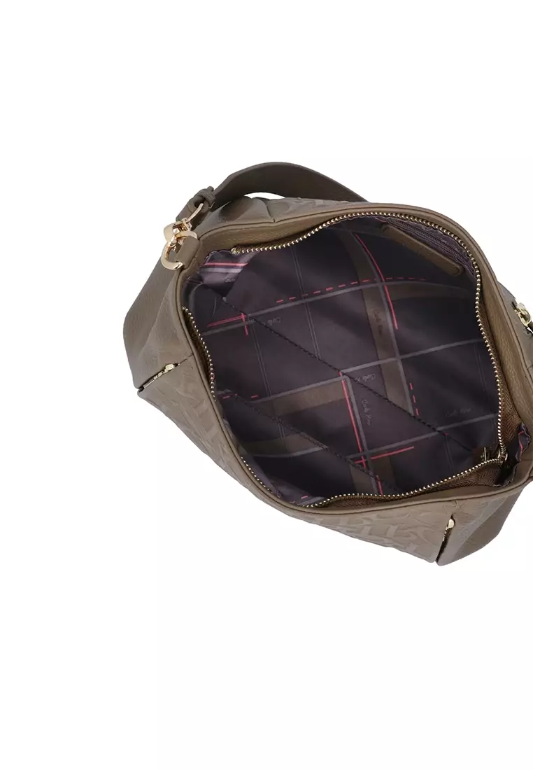 CR Sterling 2-Way Shoulder Bag - Dark Green