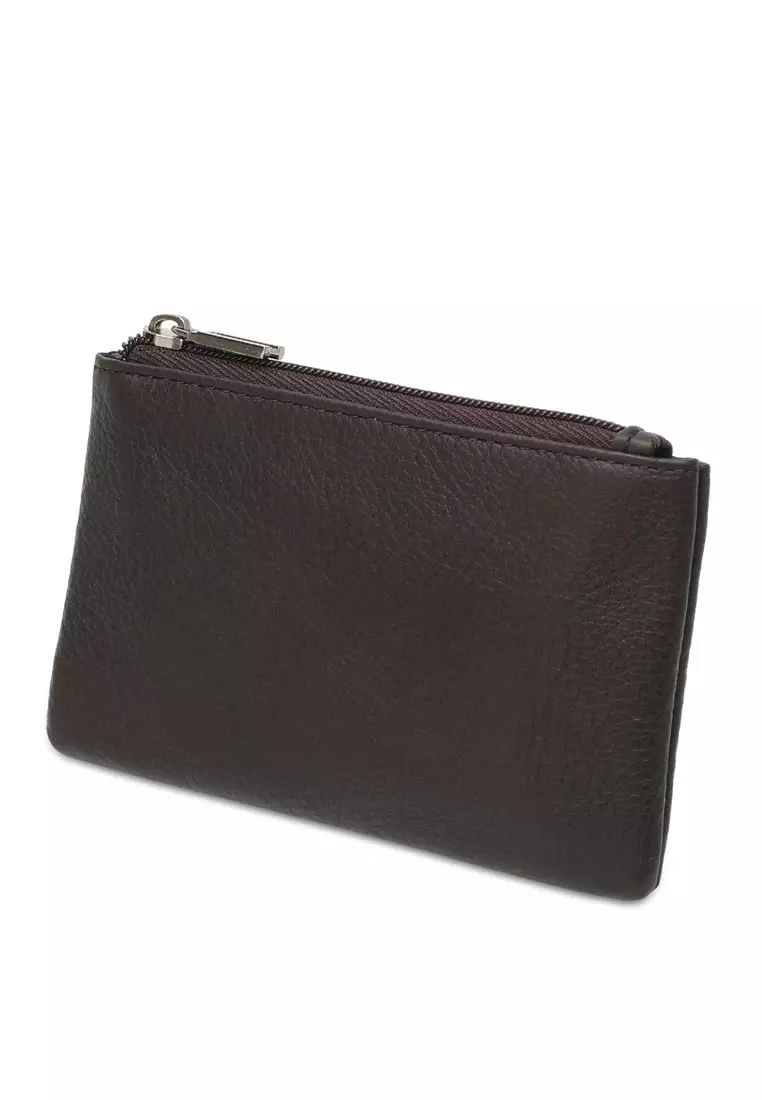 Men's Genuine Leather RFID Blocking Coin Pouch