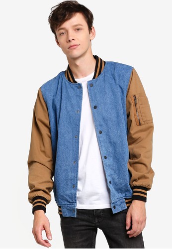 81 Jaket Jeans Model Bomber Terbaru