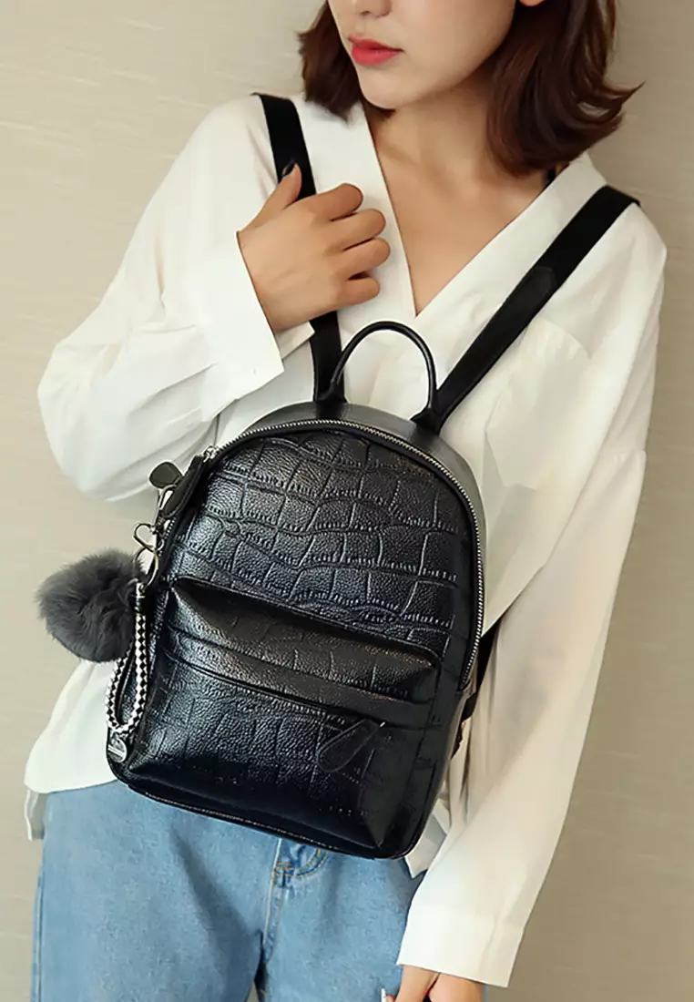 Buy Lara Women s Crocodile Skin Stone Pattern Embossed PU Leather