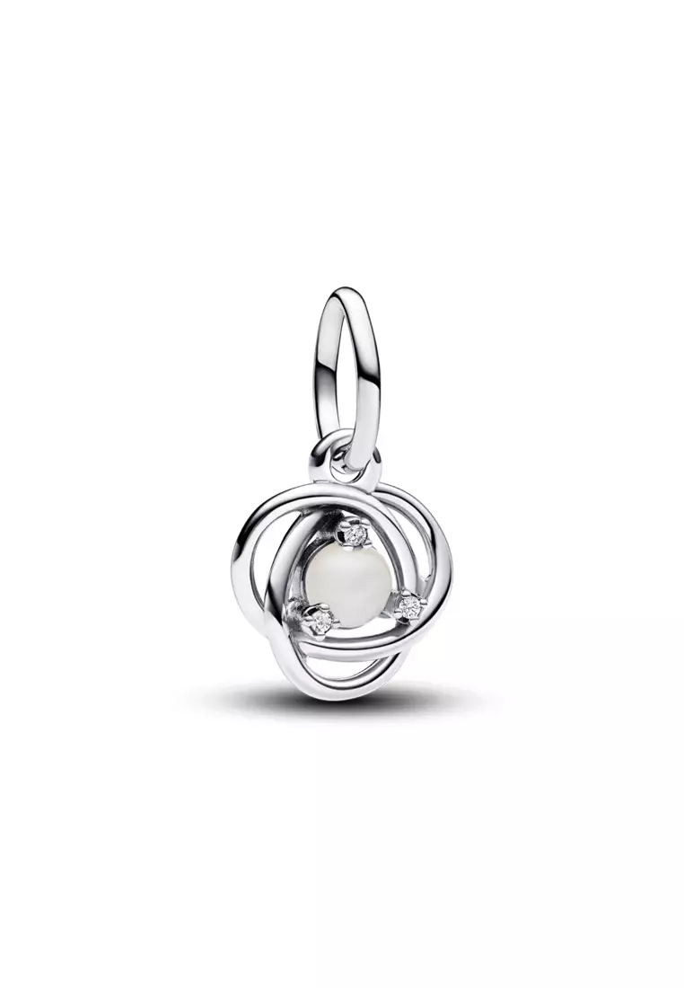 Pandora Ring With Dangle Charm Buy PANDORA Pandora White Eternity