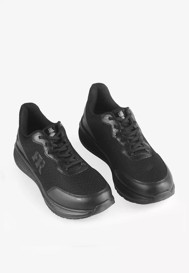 Jual Fransisca Renaldy Sepatu Sekolah Sneakers Pria Full Black M.Alexi ...