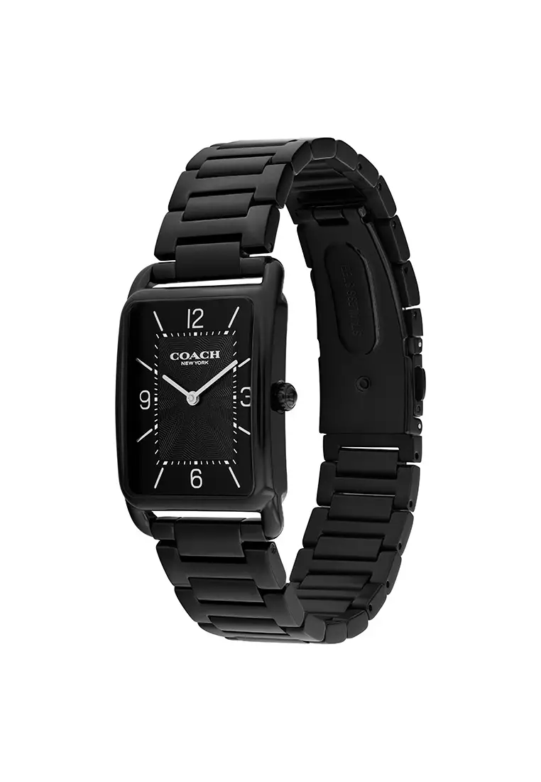 ELLIOT Unisex Watch IONIC PLATED BLACK STEEL Strap - Black Dial 14400049