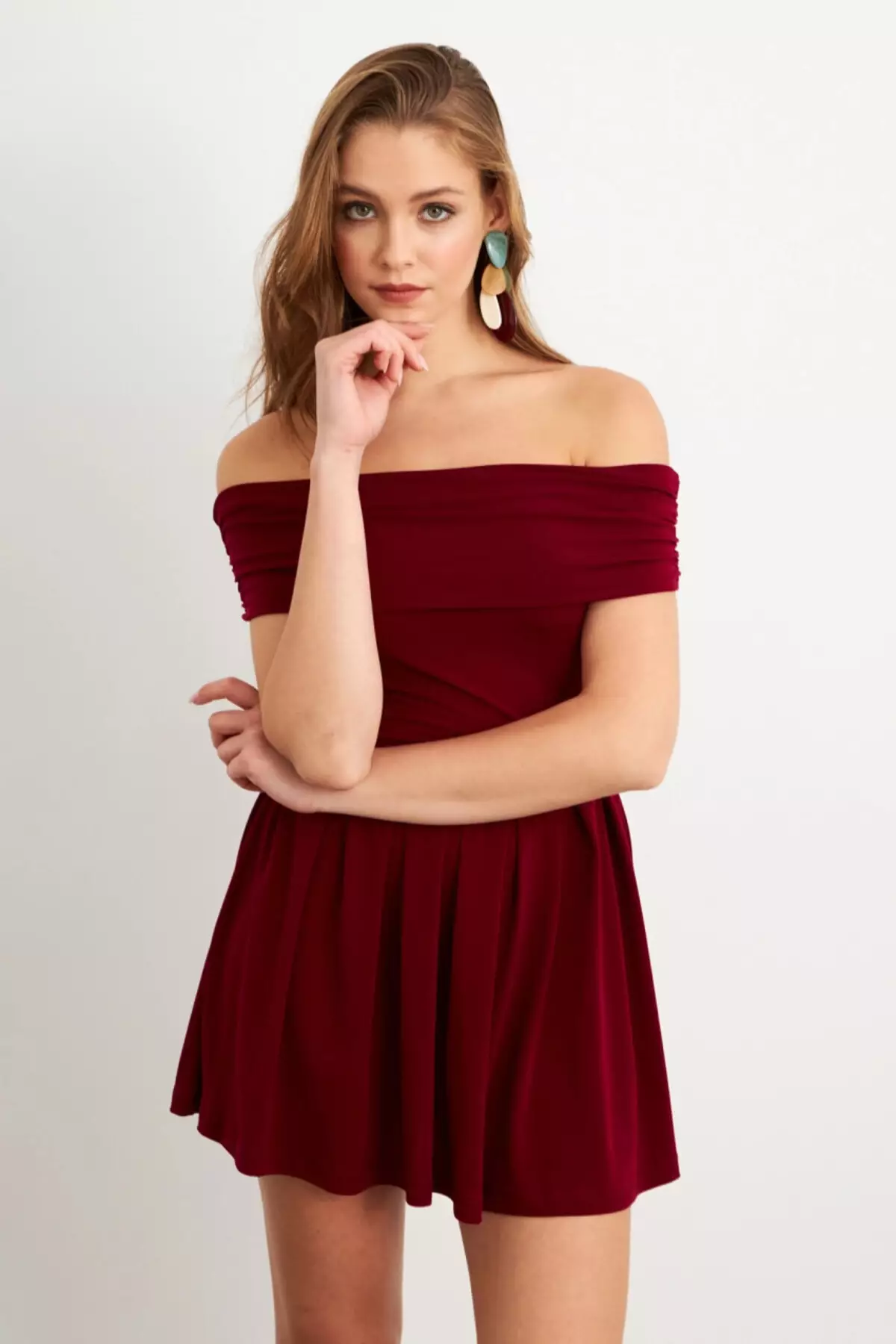 Madonna Collar Mini Dress