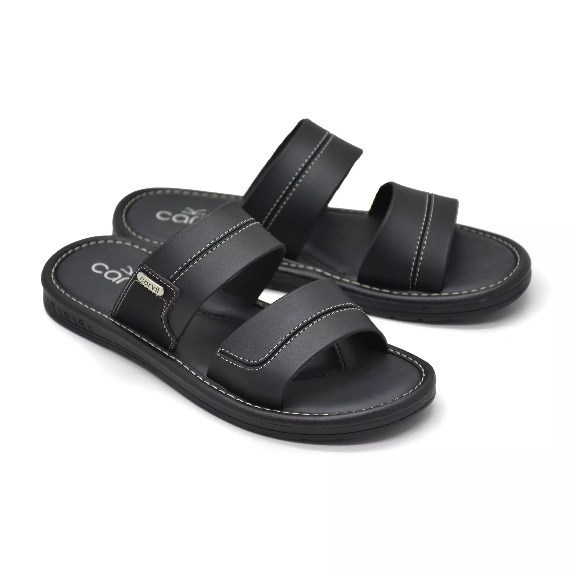 Carvil Sandal Pria Torino-02 M Black