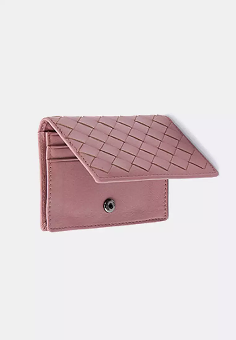 Weave Sheepskin Card Holder Purse JW AN-8822