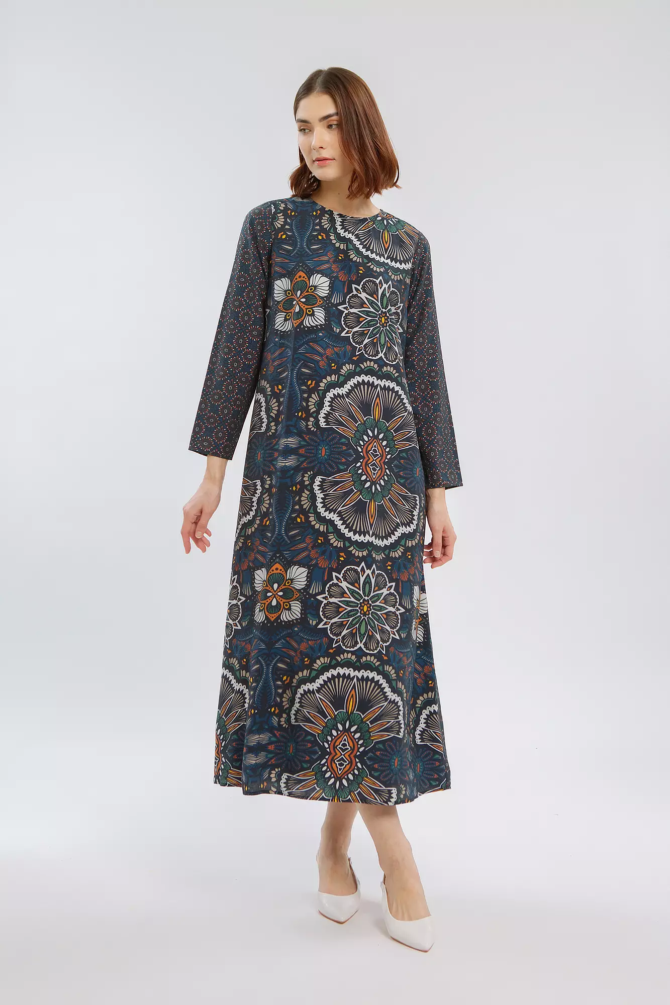 Minimal Stormy Dress Dark Navy