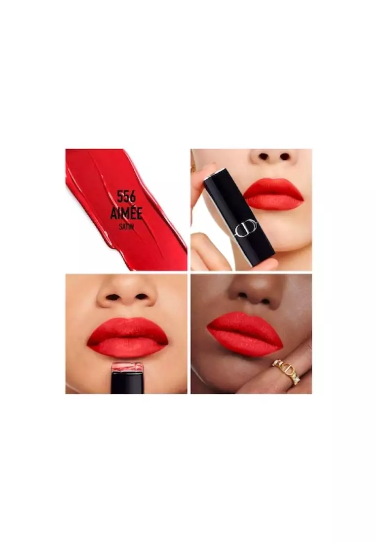 Dior Rogue Satin 556 Aimée Satin Finish