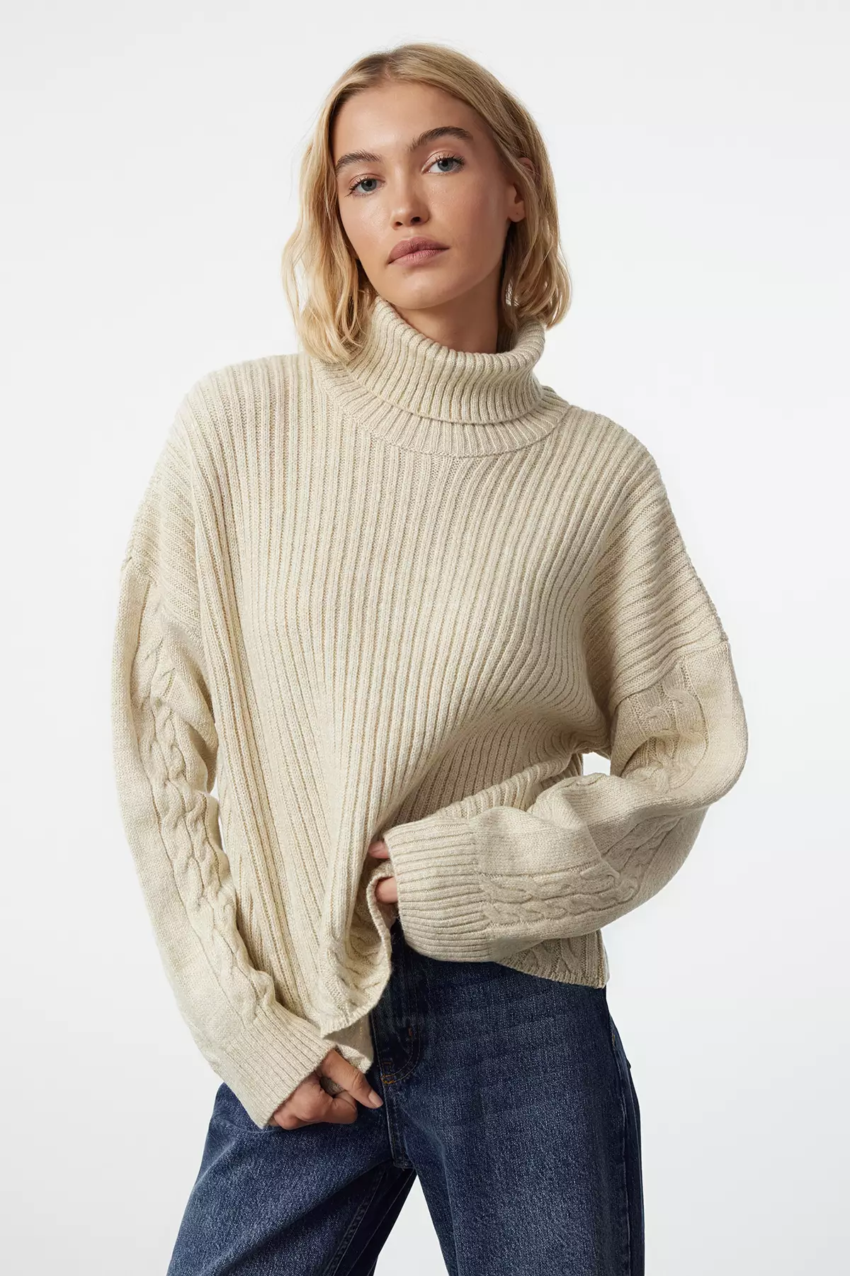 Turtleneck Knitwear Sweater