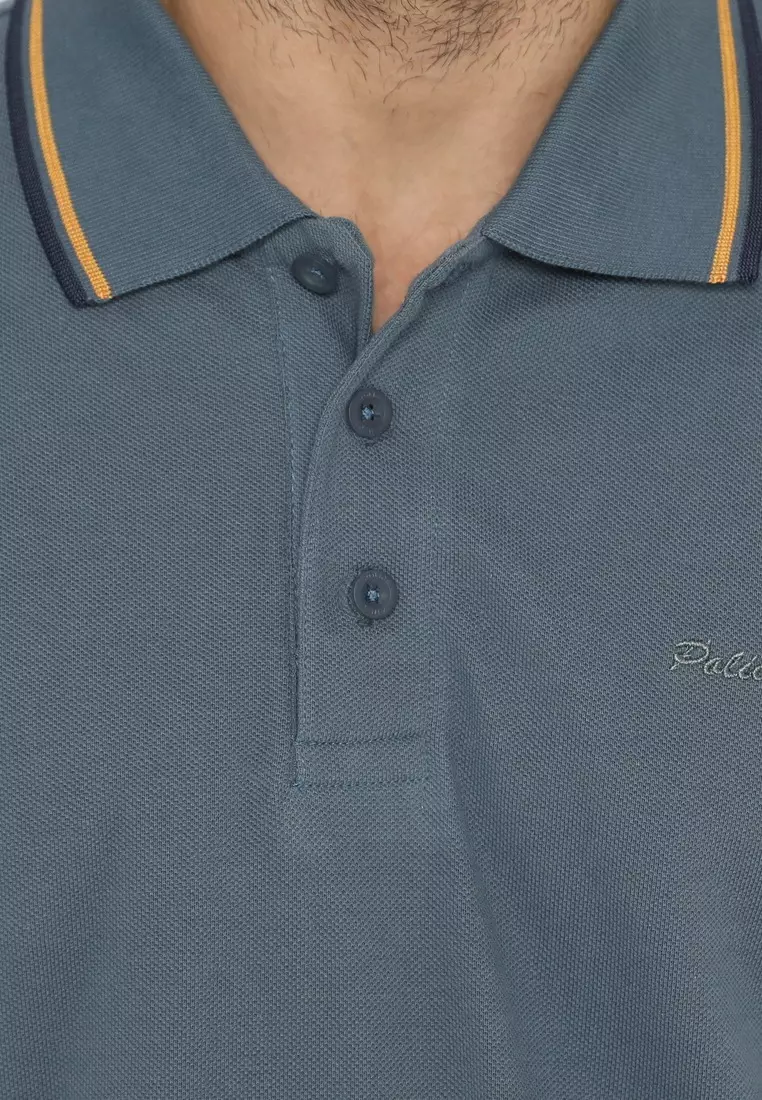 POLICE Polo Shirt Krah Stripes Pria 207200161