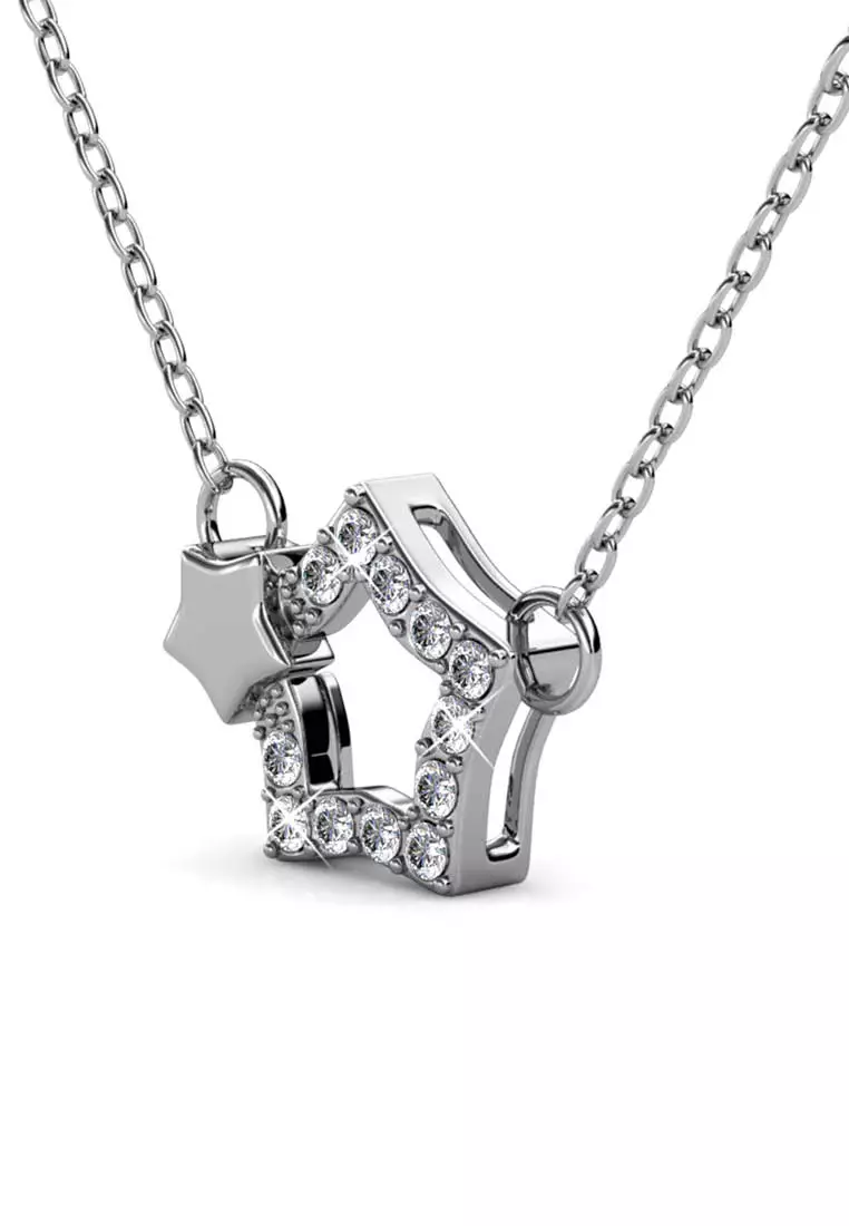 Starlight Pendant WG - Kalung Crystal by Her Jewellery