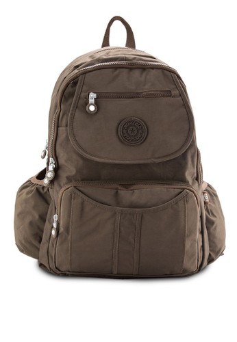 BAGSTATIONZ esprit 會員MDS Crinkled Nylon Fabric Backpack, 包, 後背包