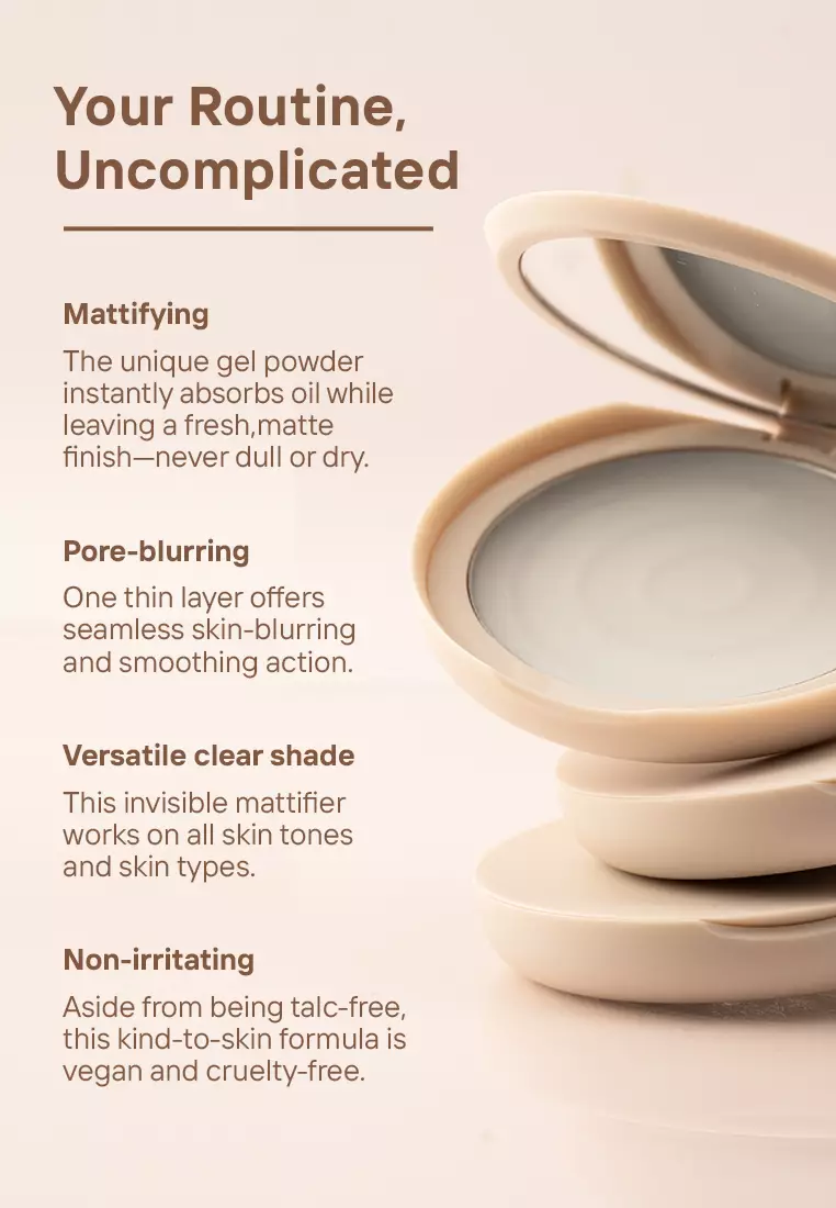 universal invisible matte gel powder