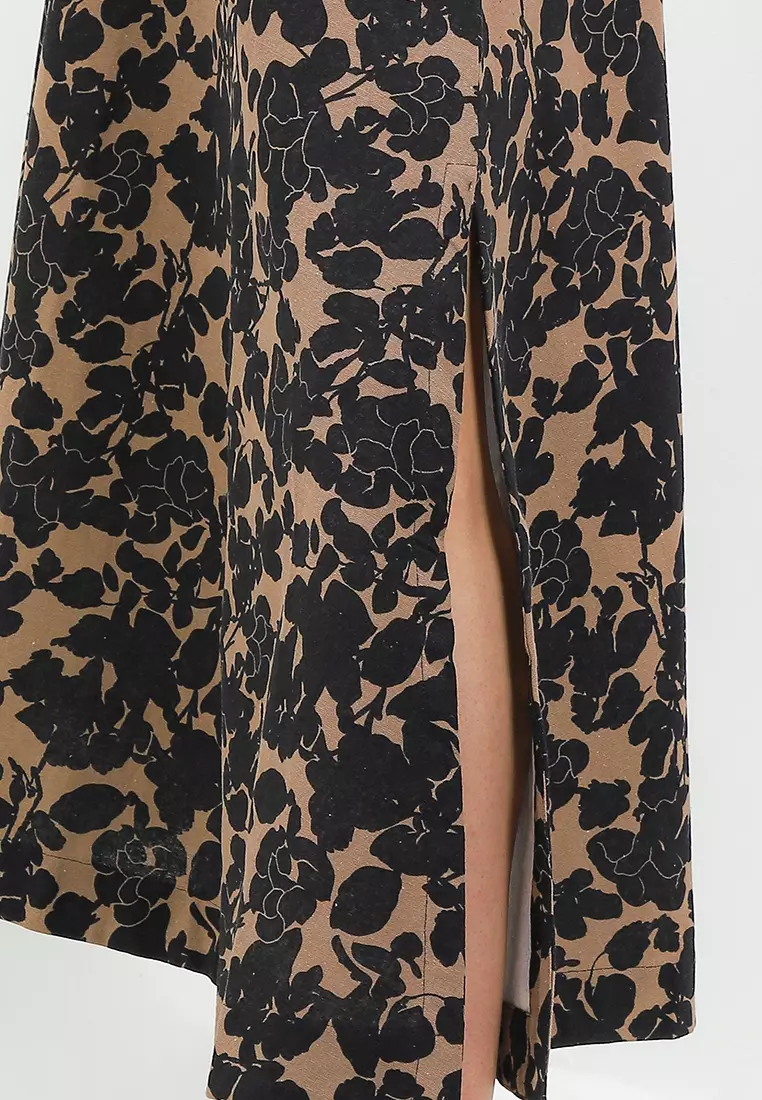 Elastic-waisted Long Skirt Alaia+Lining Tricot(TT)