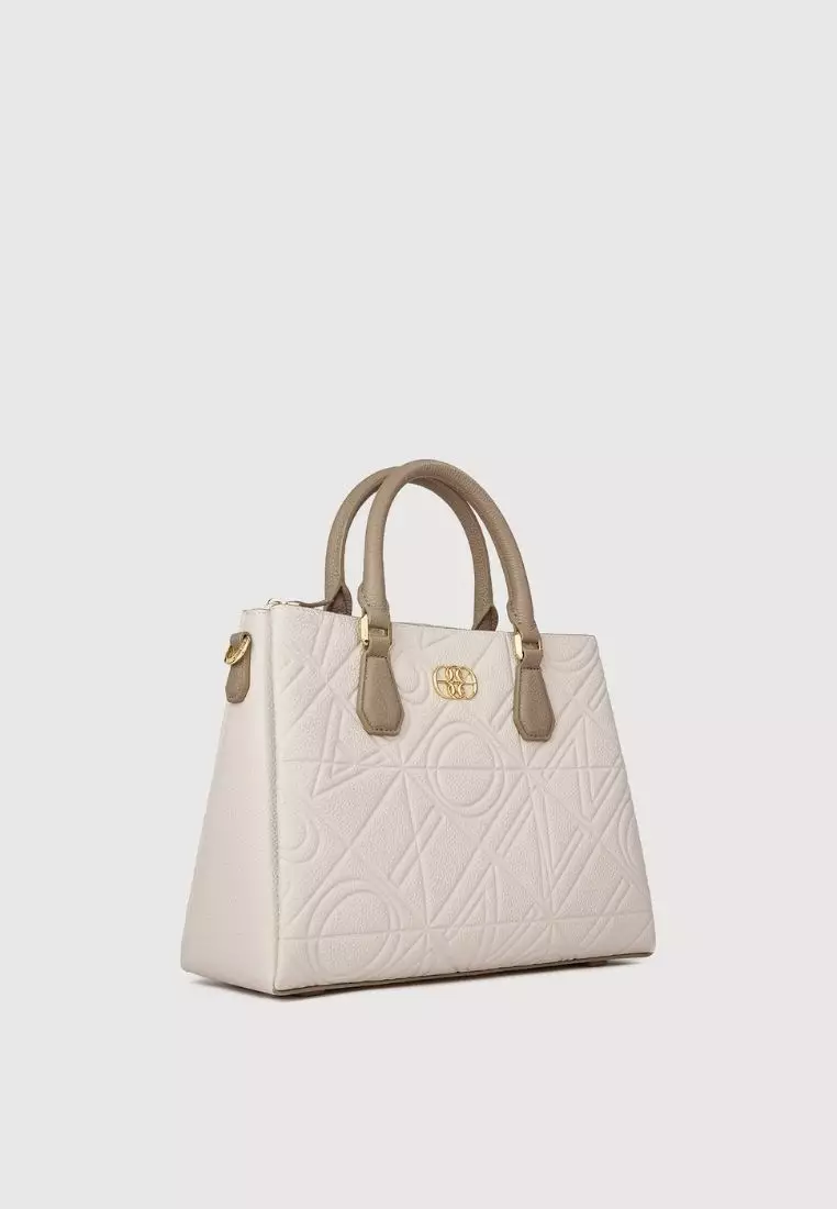 Camilla Satchel Bag 2 Chalk