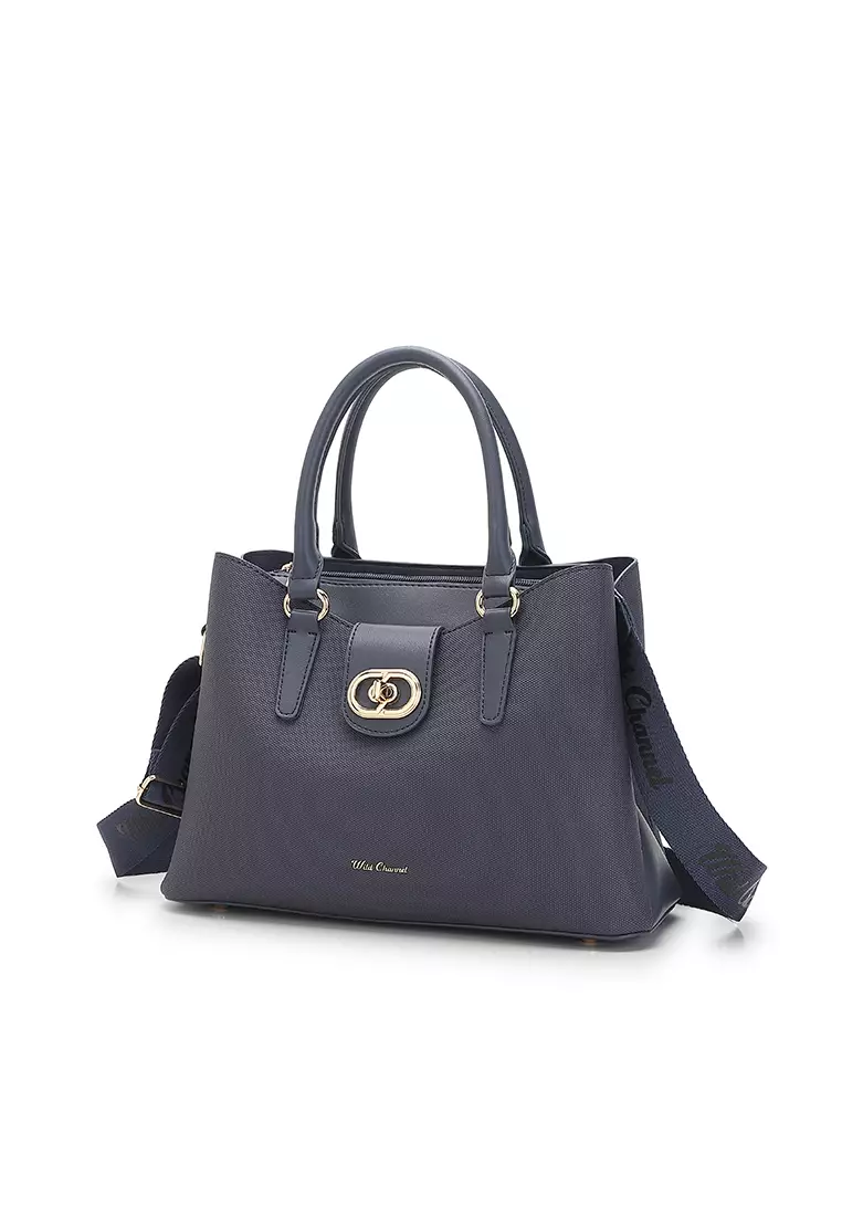 Women's Top Handle Bag / Sling Bag / Crossbody Bag (Tas Selempang / Tas Tangan) - Biru