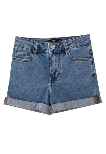 Buy Mango Kids Rolled Up Hem Denim Shorts Online Zalora Singapore