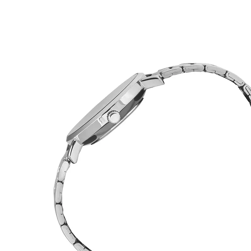 Jam Tangan Wanita Casio General LTP-VT04D-7ADF LTPVT04 LTP-VT04D Ladies White Dial Stainless Steel Band