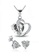 YOUNIQ silver YOUNIQ Aegean Love 925 Sterling Silver Necklace Pendant With Cubic Zirconia and Earrings Set (White) 01561AC34B0C14GS_1