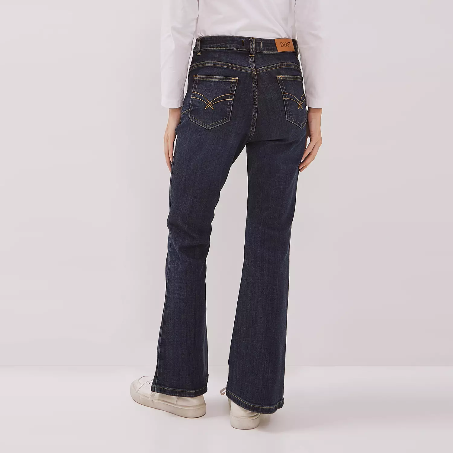 DUST Celana Vintage Cutbray Jeans Adisti Blue (D. 3832)