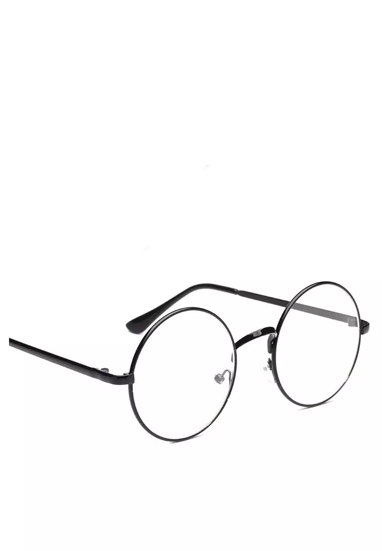 Aoron Kacamata Retro Bulat Nerd Fashion Wanita UV Protection Material Alloy XX33 ORIGINAL