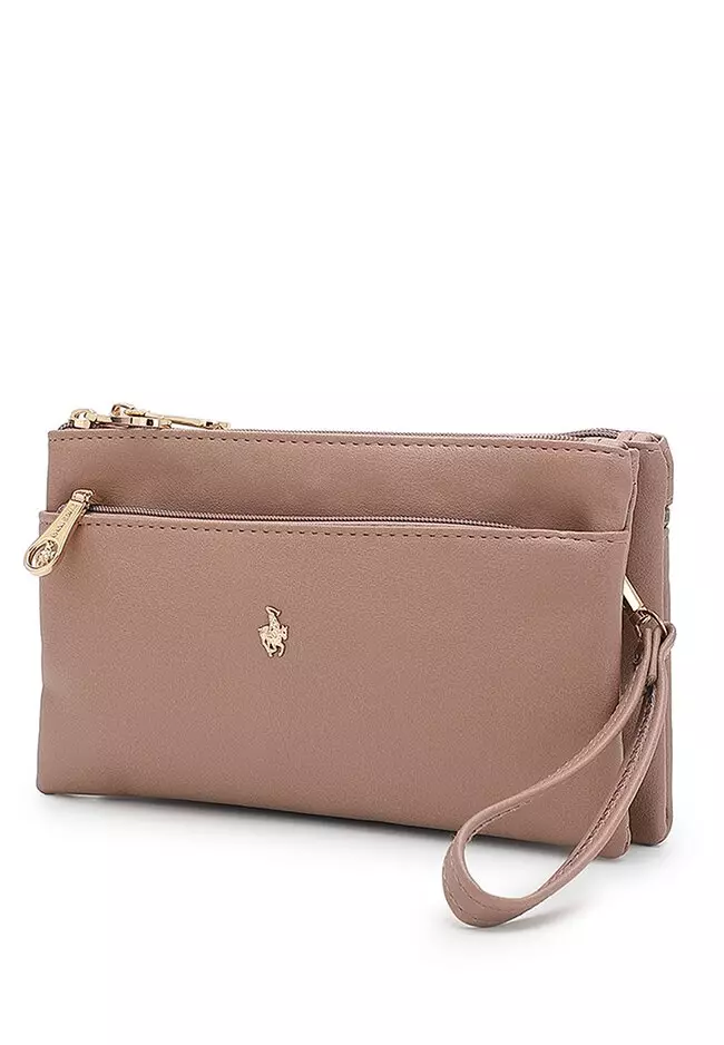 Women's Sling Bag / Crossbody Bag / Wristlet (斜孭袋 / 腕带錢包) - 紫色