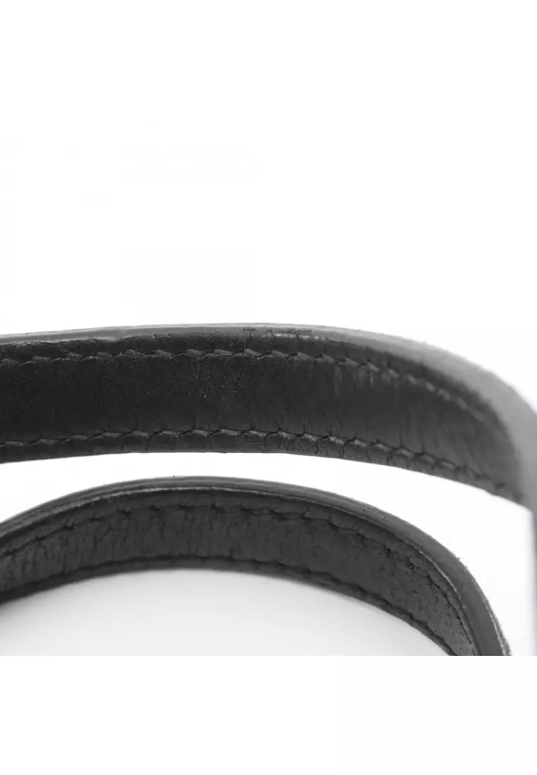 Pre-Loved Gucci sherry line Handbag tote bag canvas leather black green Red