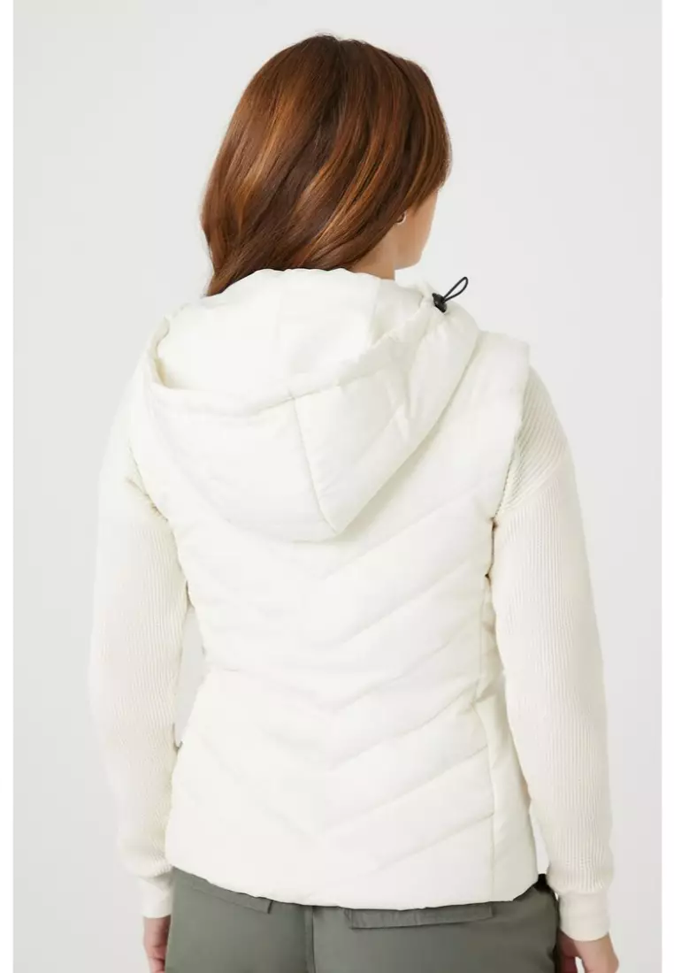 Buy FOREVER 21 Hooded Quilted Puffer Vest 2024 Online ZALORA