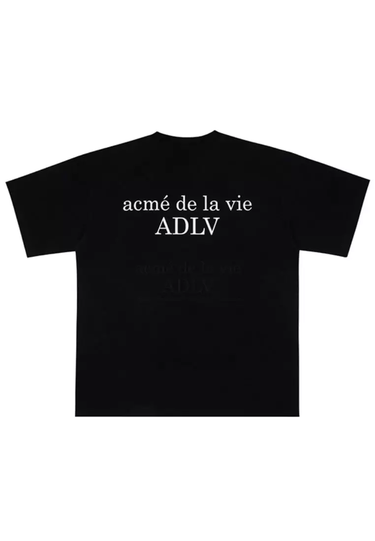 Baby Face Beret Girl Short Sleeve T-Shirt Black