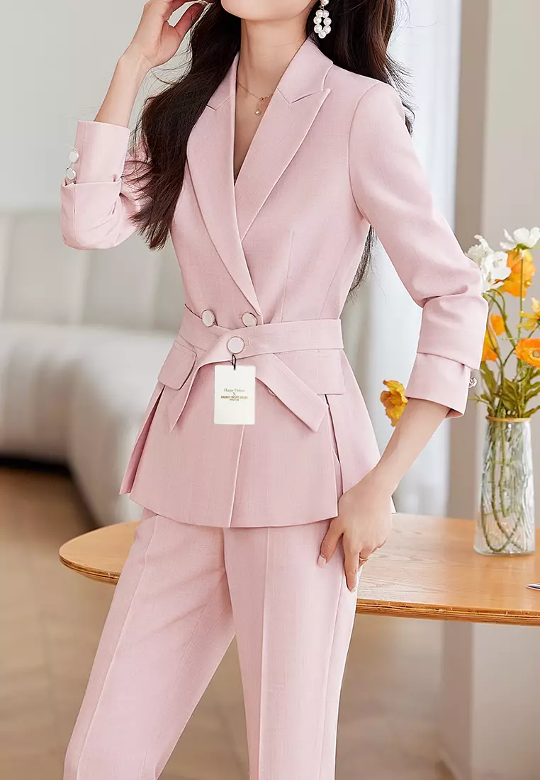 Slim Lapel Suit Jacket YGH-EY8960
