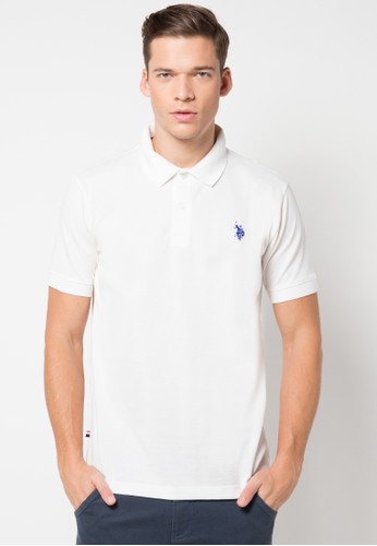 Polo Shirt With Large Embroidery At Back