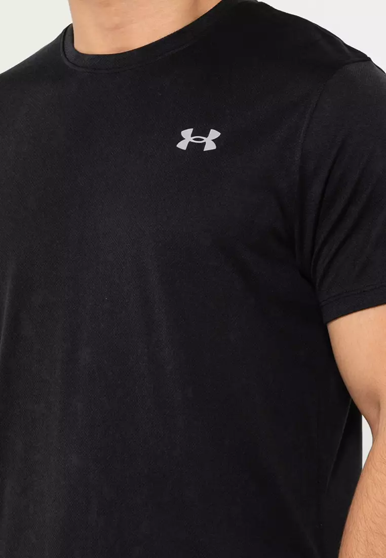 Buy Under Armour Launch Splatter Short Sleeves Tee in Black/Black