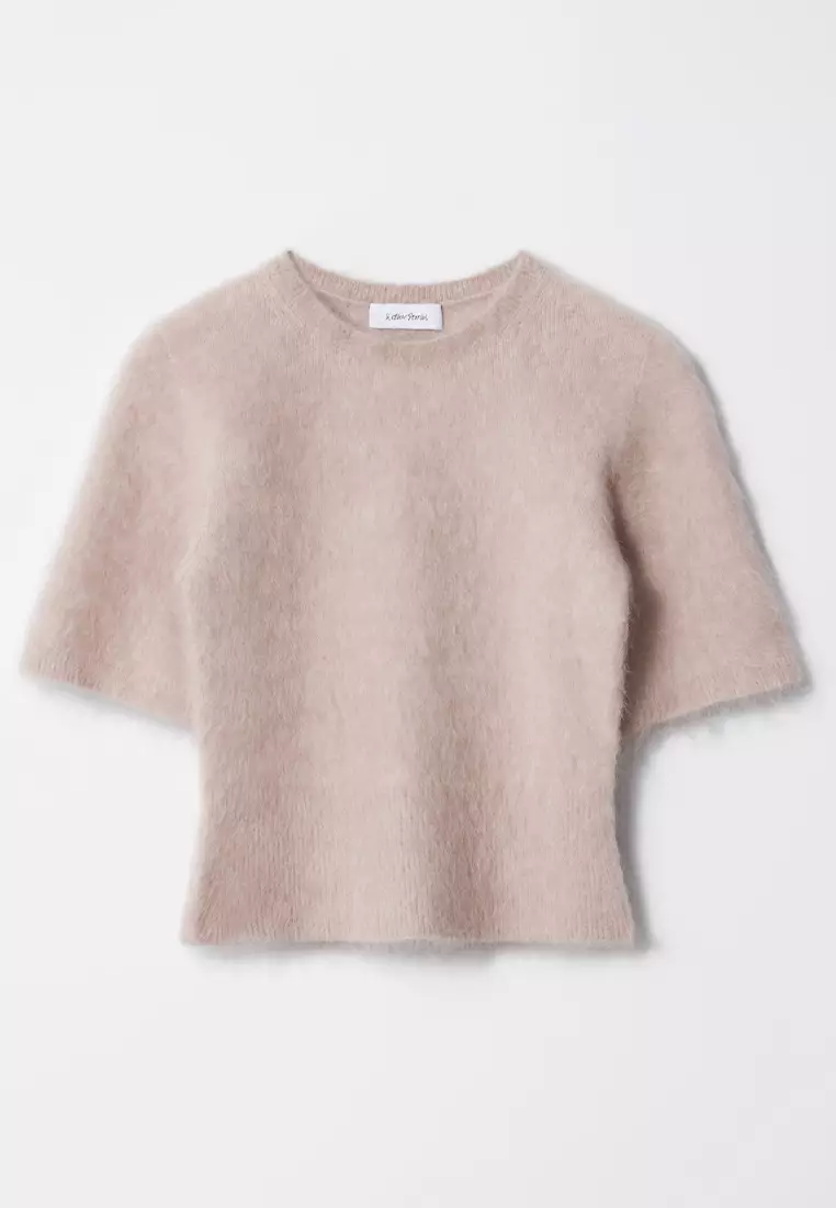 Brushed-Knit T-Shirt