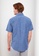 LC WAIKIKI blue Regular Fit Short Sleeve Poplin Men's Shirt CD2E0AA4372095GS_3