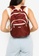 NUVEAU red Contrast Zip Nylon Backpack 762D4AC84F1AFCGS_6