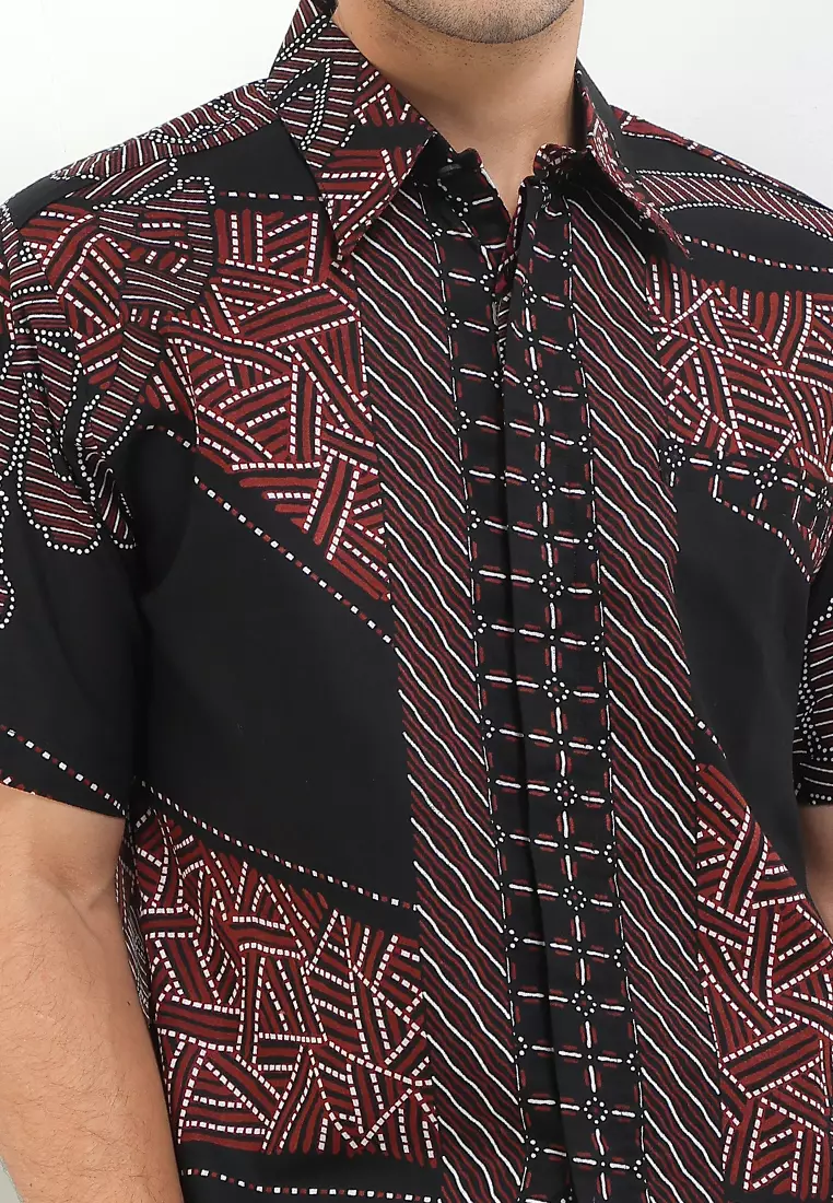 Hem Body Fit Batik Gelaran Sewu Titik