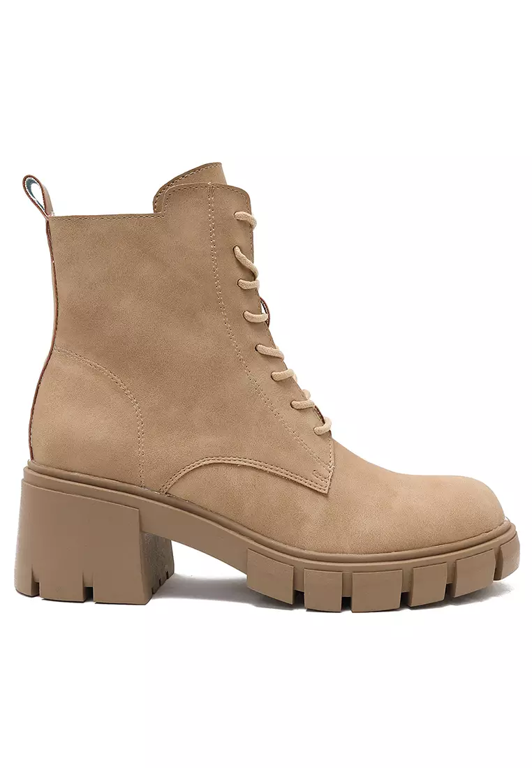 Discount on Twenty Eight Shoes  shoes - SKU: Zipper Synthetic Leather Martin Boots WTY2030-10