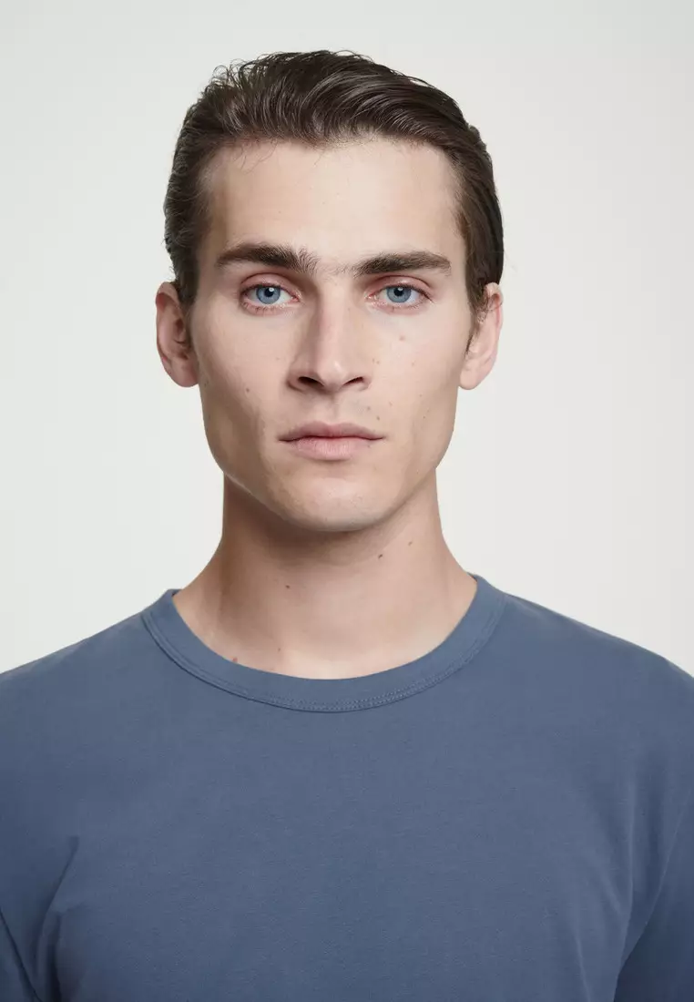 REGULAR BRUSHED-COTTON T-SHIRT