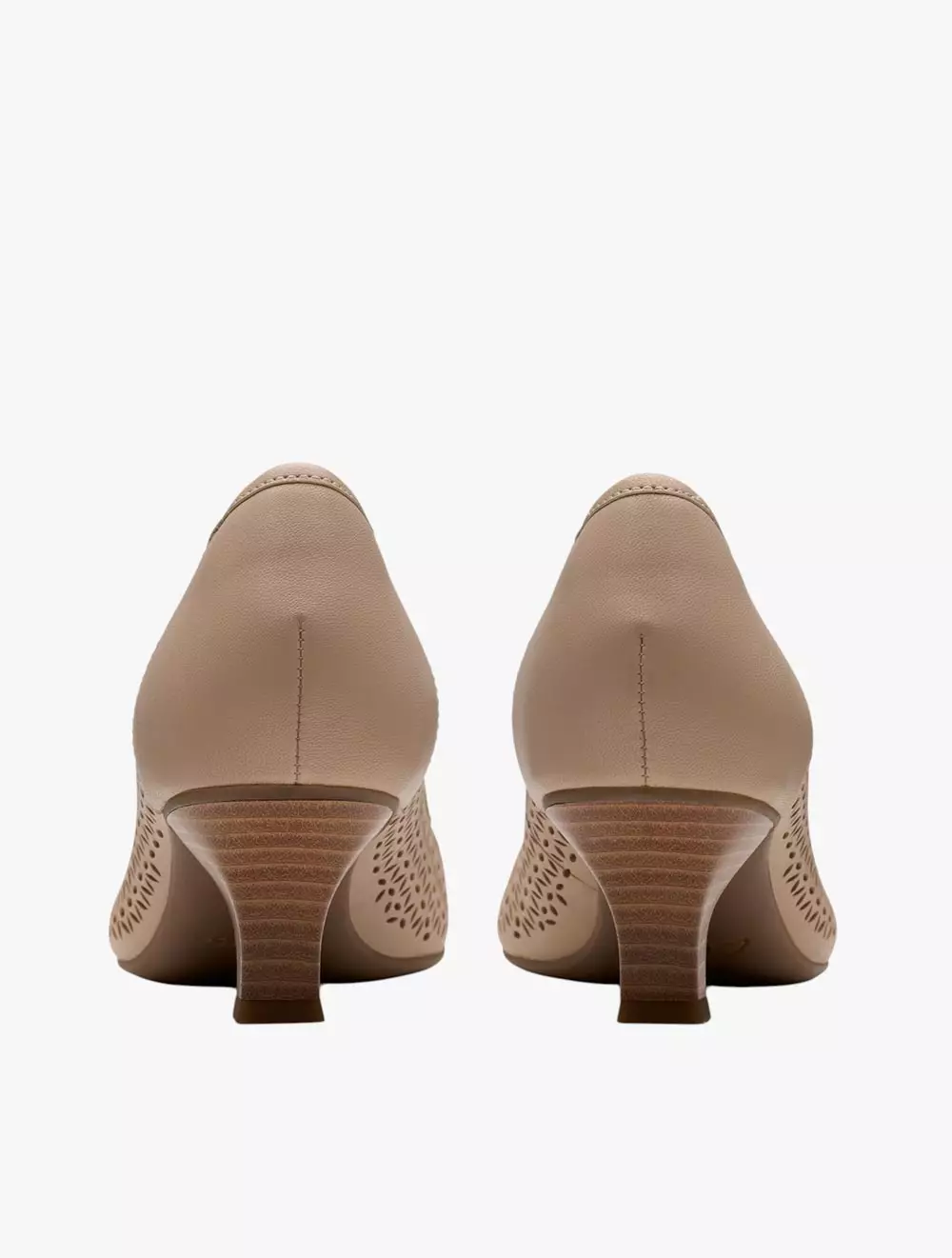 Clarks Kepley Sky Beige Leather