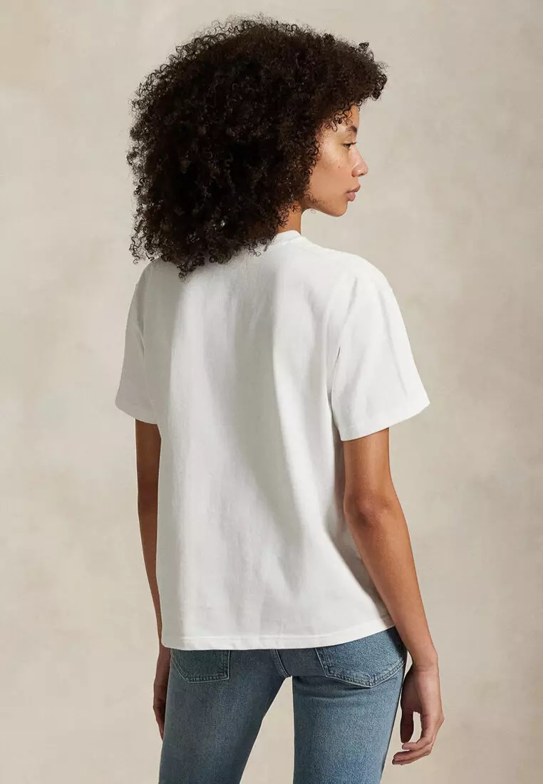Cotton Jersey Short Sleeve Crewneck Tee