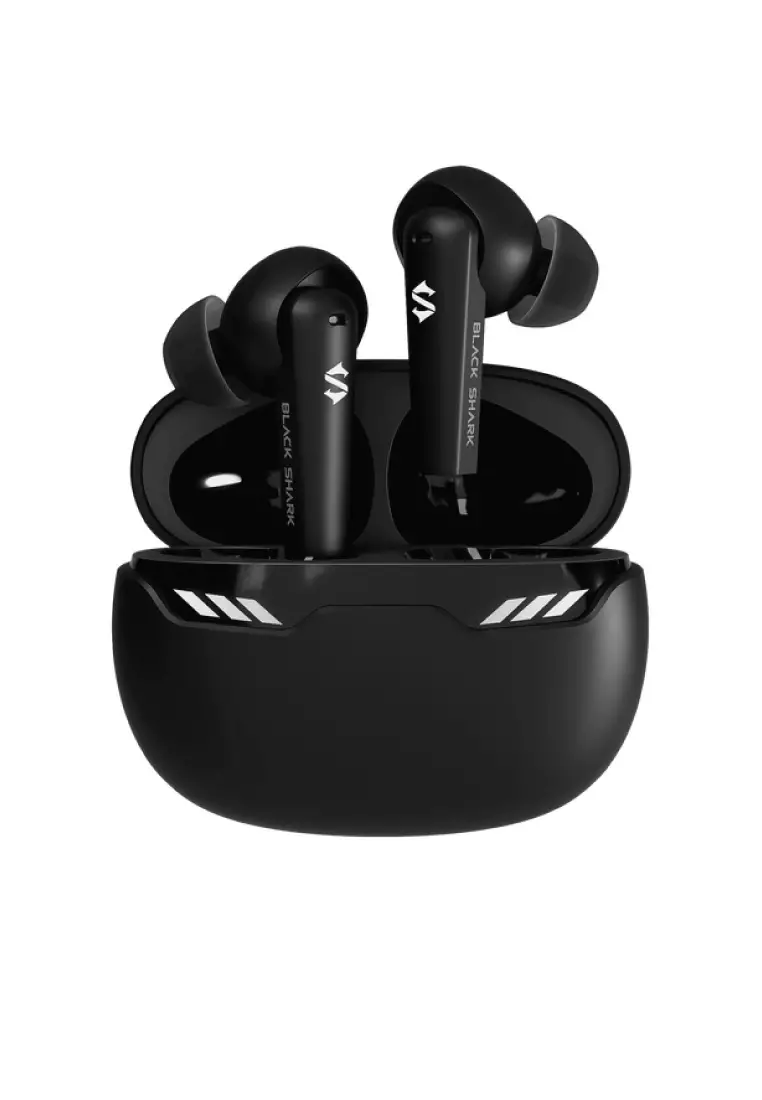 Black discount shark earbuds