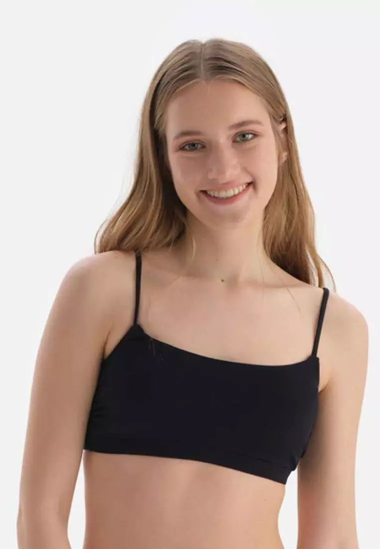 Buy DAGİ Black Bralettes, Removable Padding, Non-wired, Swimwear for Women  2024 Online