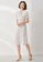 ONX.HK white Bow Polka-Dot Print Chiffon Dress 123ACAA5A07171GS_4
