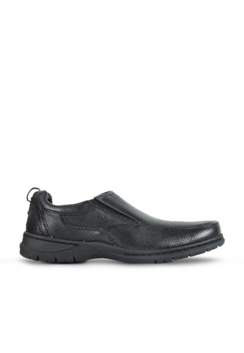 Hush Puppies black Mens Shoes Ulrich Slip On AT 18322SH7178B85GS_1