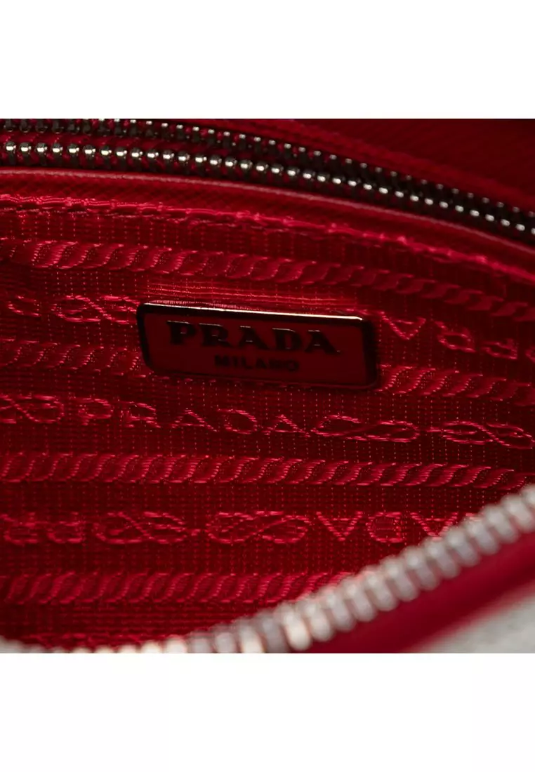 Pre-Loved Prada Bicolor Saffiano Lux Crossbody