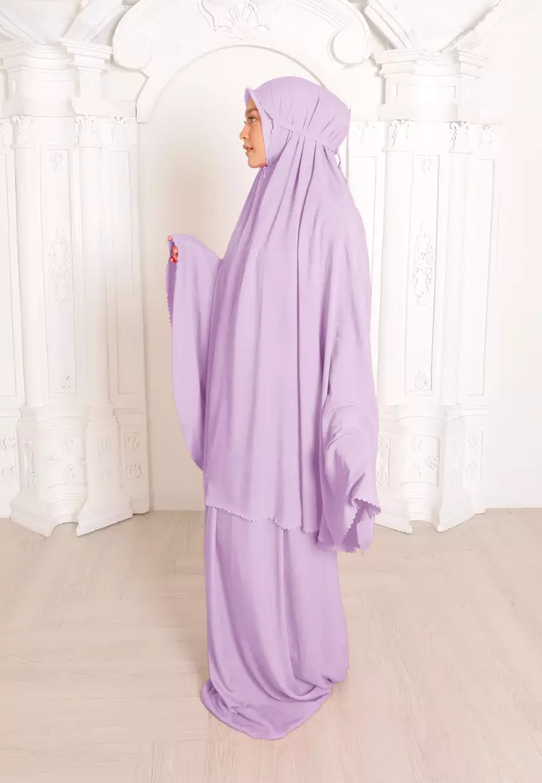 Zelena - Anavia Prayer Set | Mukena Dewasa 2 in 1 - Viola Luphine