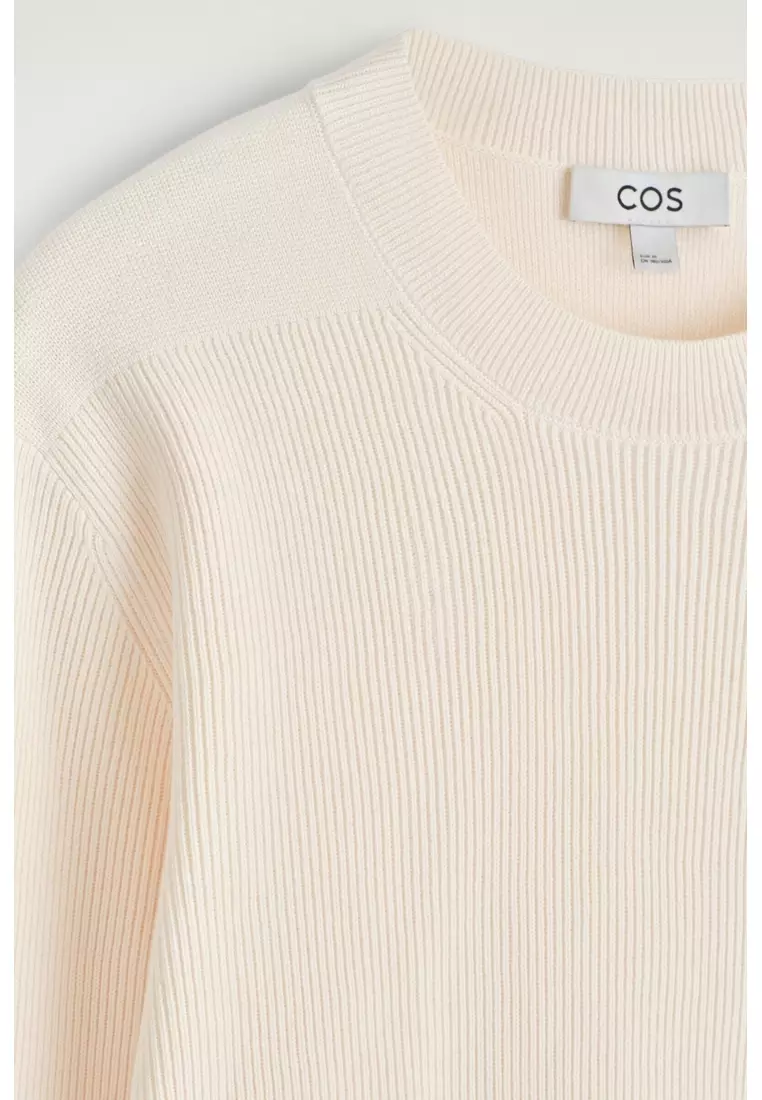 COTTON CREW-NECK JUMPER