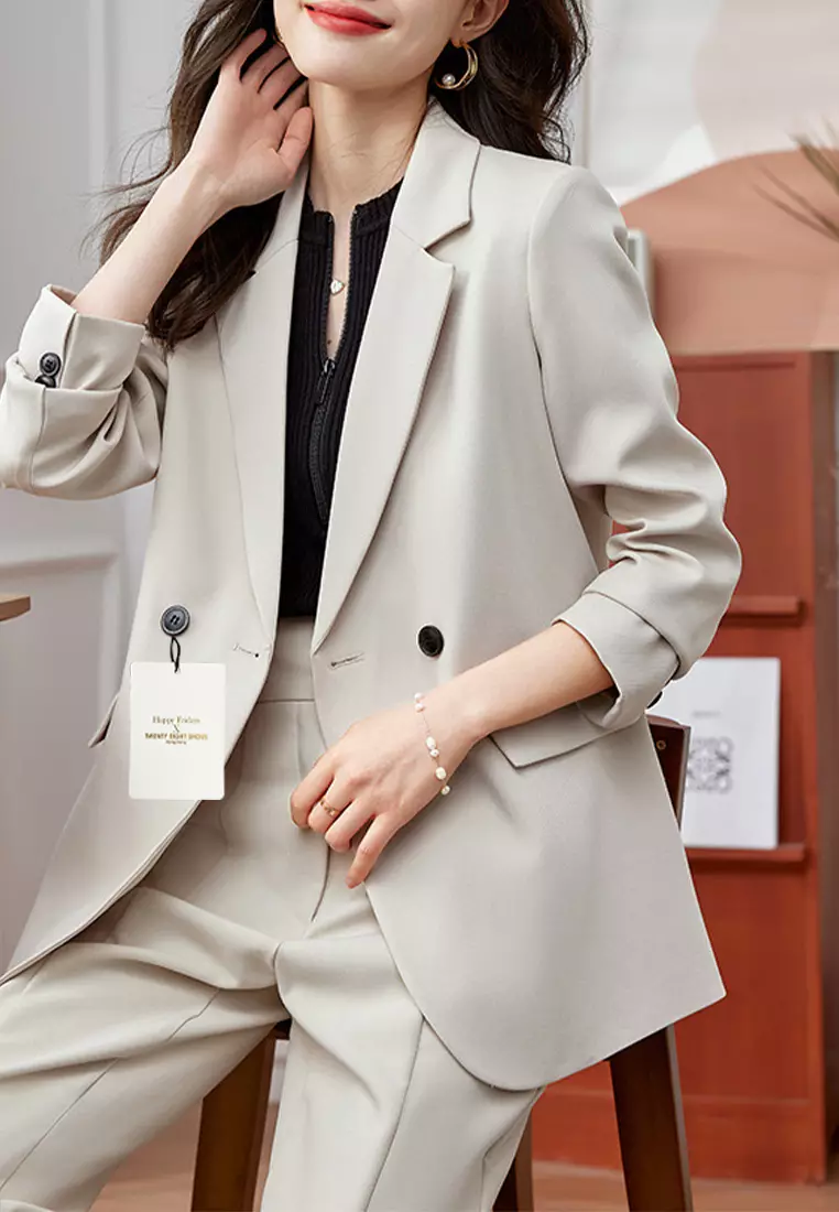 Casual 2025 beige blazer